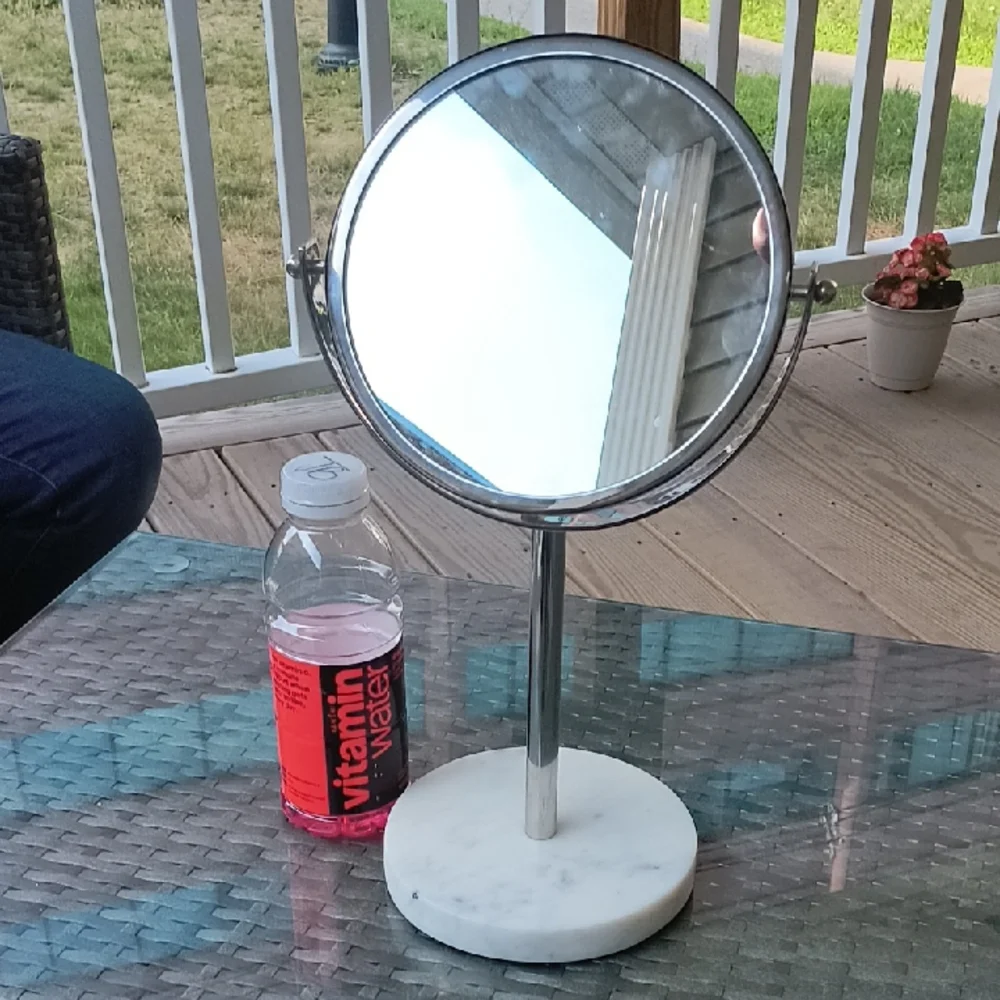 Elegant Silver Vanity Mirror